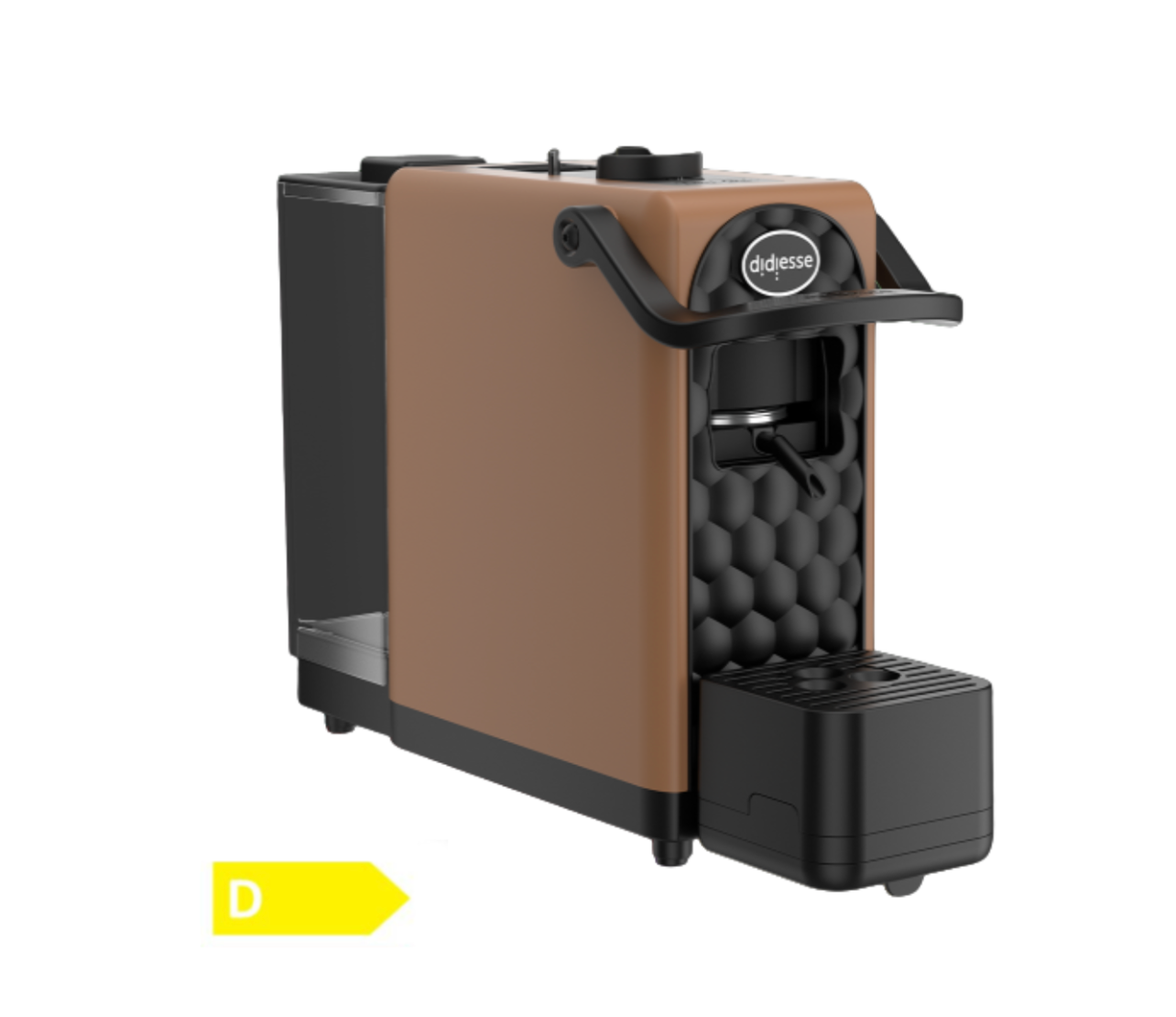 Didiesse Darkside E.S.E.-Pad Espressomaschine – Farbe Nocciola | Kompakt, 15 bar, Thermoblock
