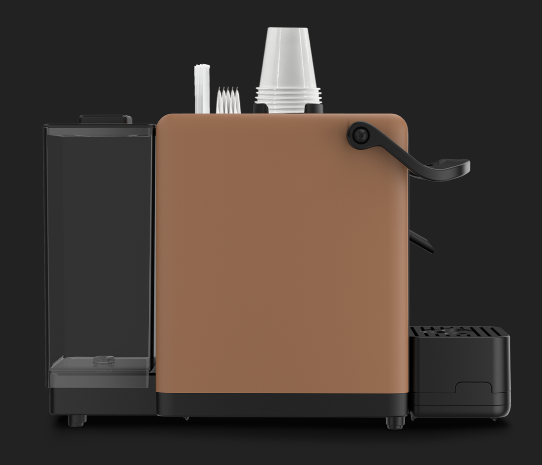 Didiesse Darkside E.S.E.-Pad Espressomaschine – Farbe Nocciola | Kompakt, 15 bar, Thermoblock