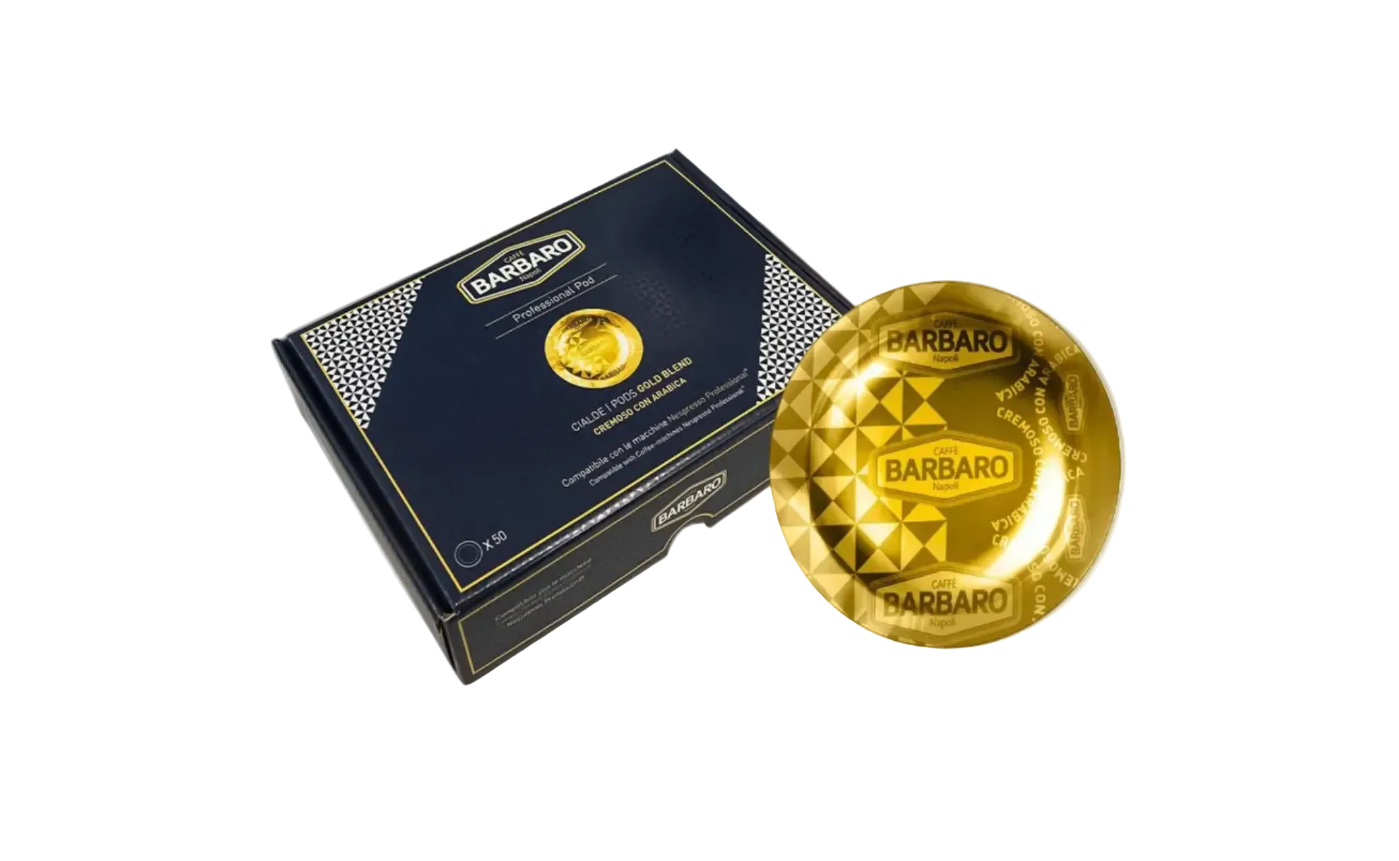 Caffè Barbaro Professional® Arabica Pads – 50 Stück