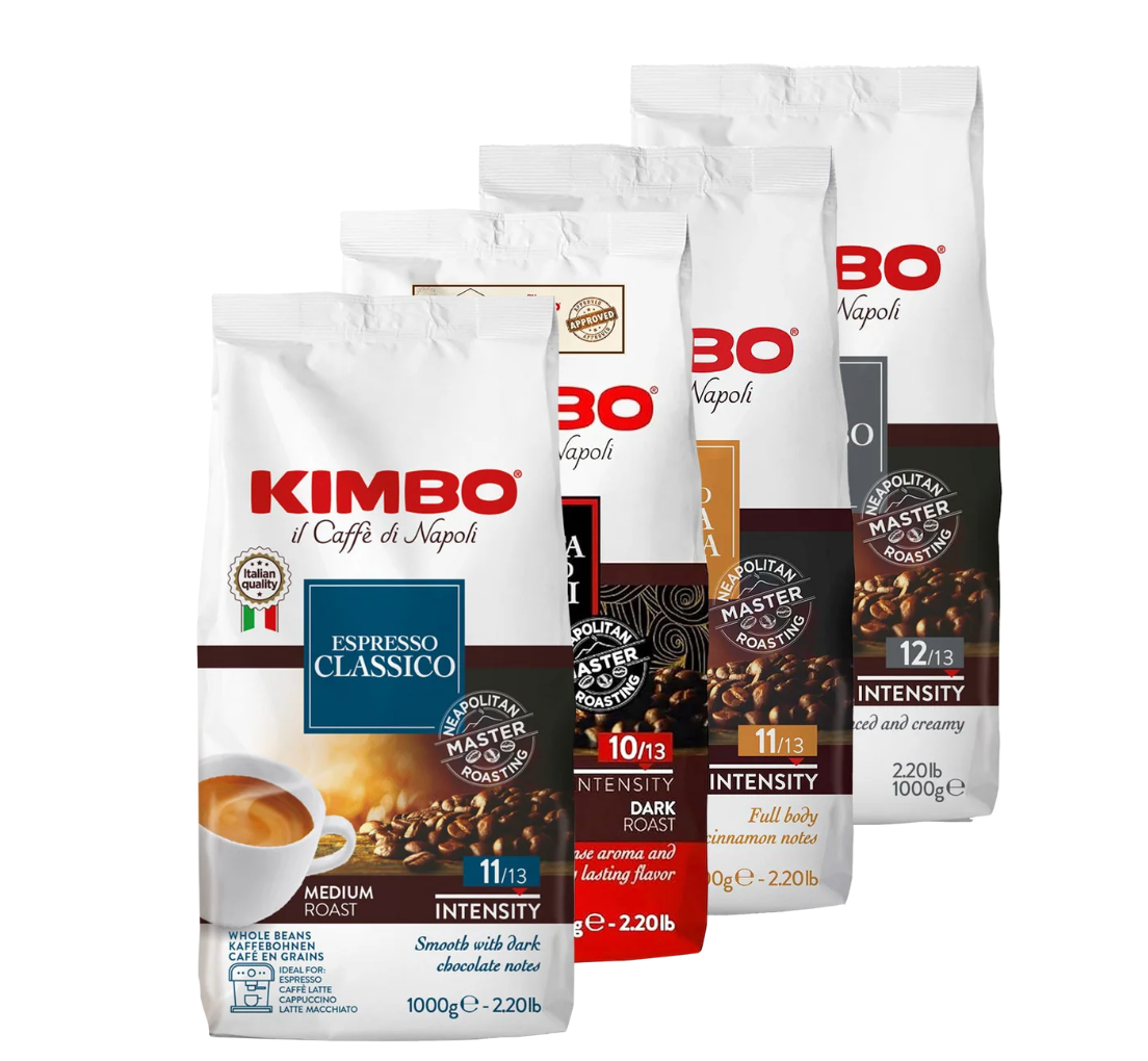 Kimbo Espresso Classico Kaffeebohnen – Italienischer Espresso, 4 kg / 8 kg / 16 kg