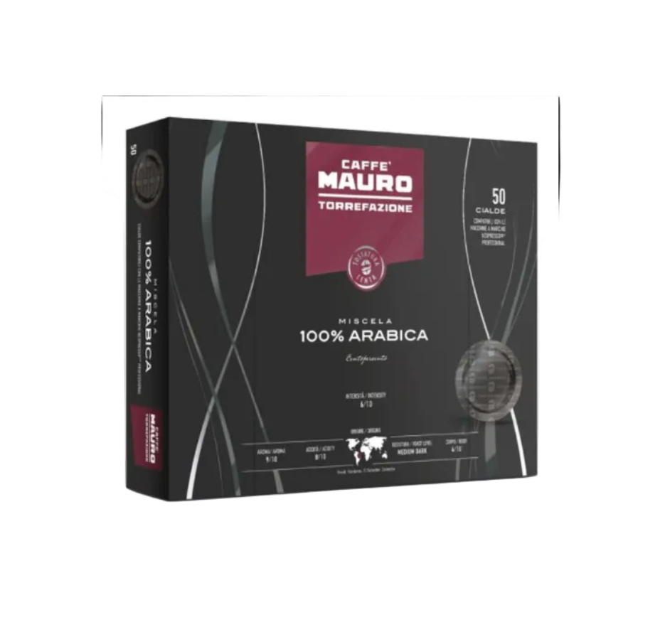 Caffè Mauro 100% Arabica – Nespresso Professional Pads (50 | 100 | 200 | 300 Stück)