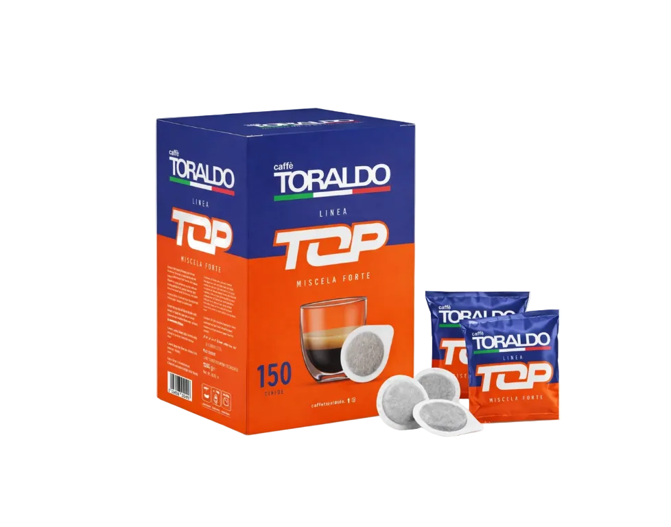 Caffè Toraldo Top – 300, 600 oder 1200 Kaffeepads
