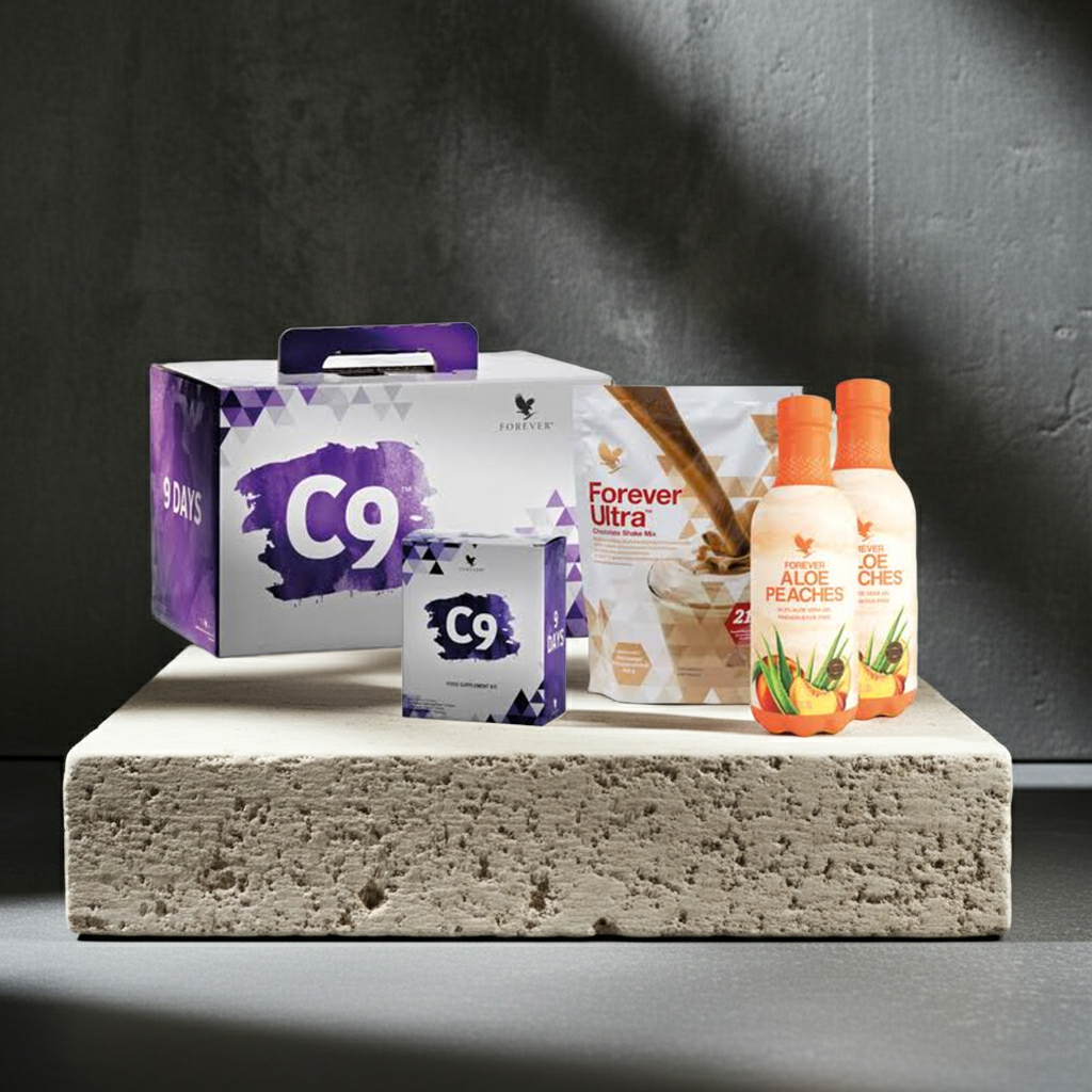 Forever Clean 9 – Dein 9-Tage-Detox-Programm mit Shoko Shake und Aloe Vera Pfirsich 🌿