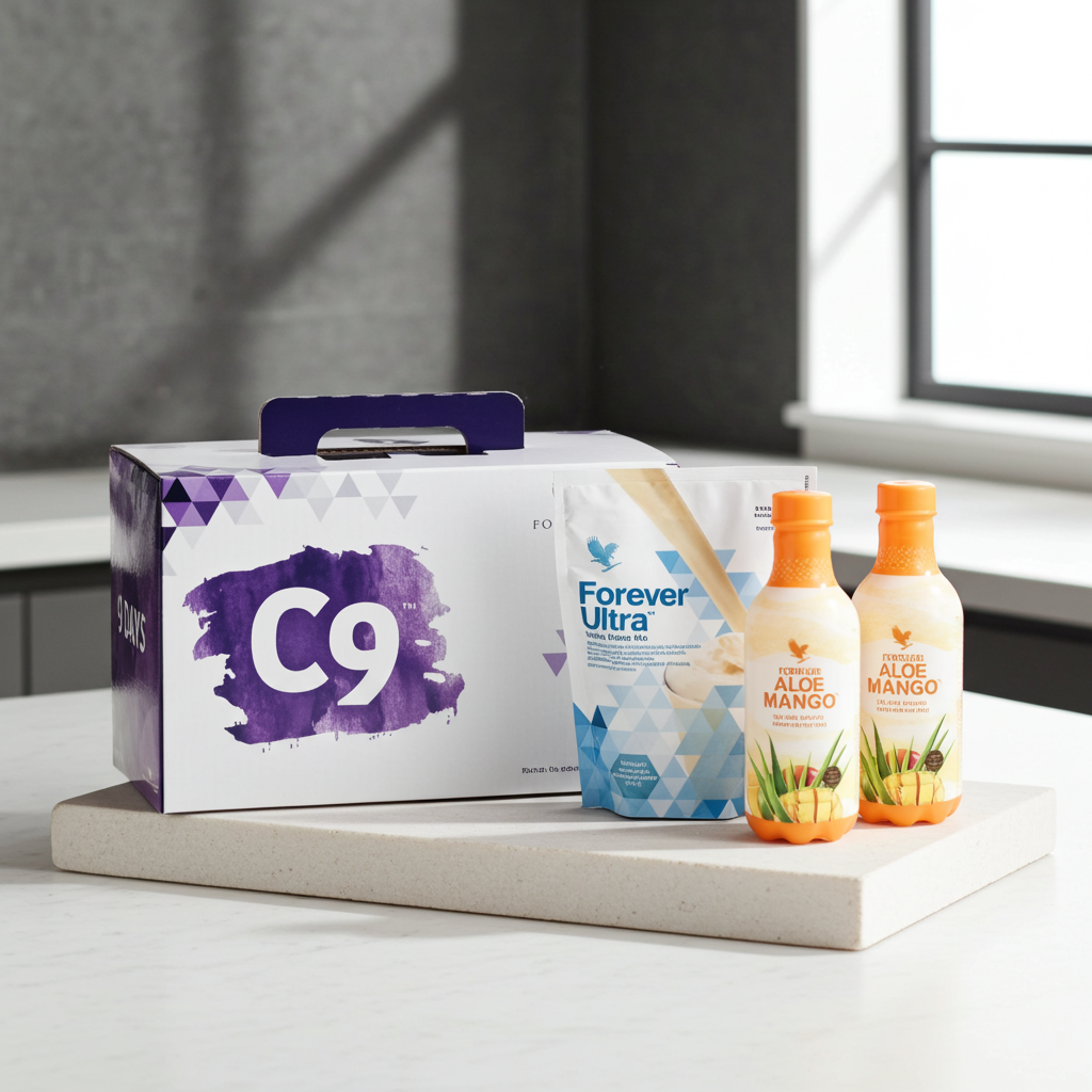 Forever Clean 9 – Dein 9-Tage-Detox-Programm mit Vanille Shake und Aloe Vera Mango 🌿