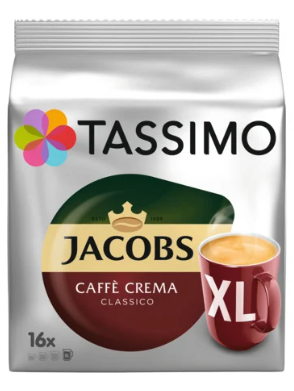 Sale - Tassimo Café Crema XL 16 Kapseln