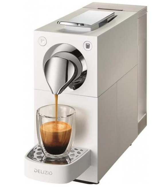 Delizio Una Weiss mit 64 Gratis Kapseln