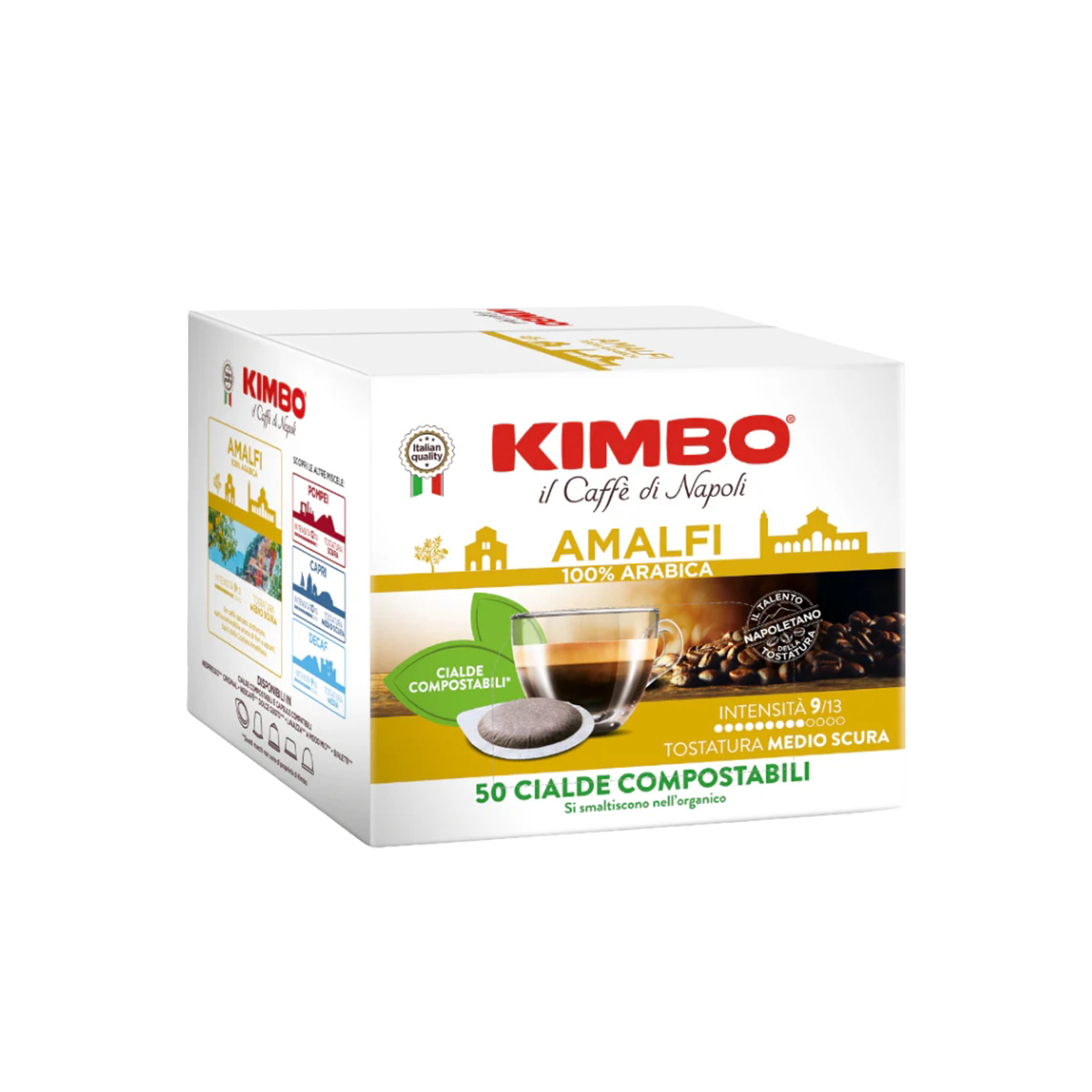Kimbo Pad-Set: 600 Capri, Amalfi, Pompei , Barista Napoli