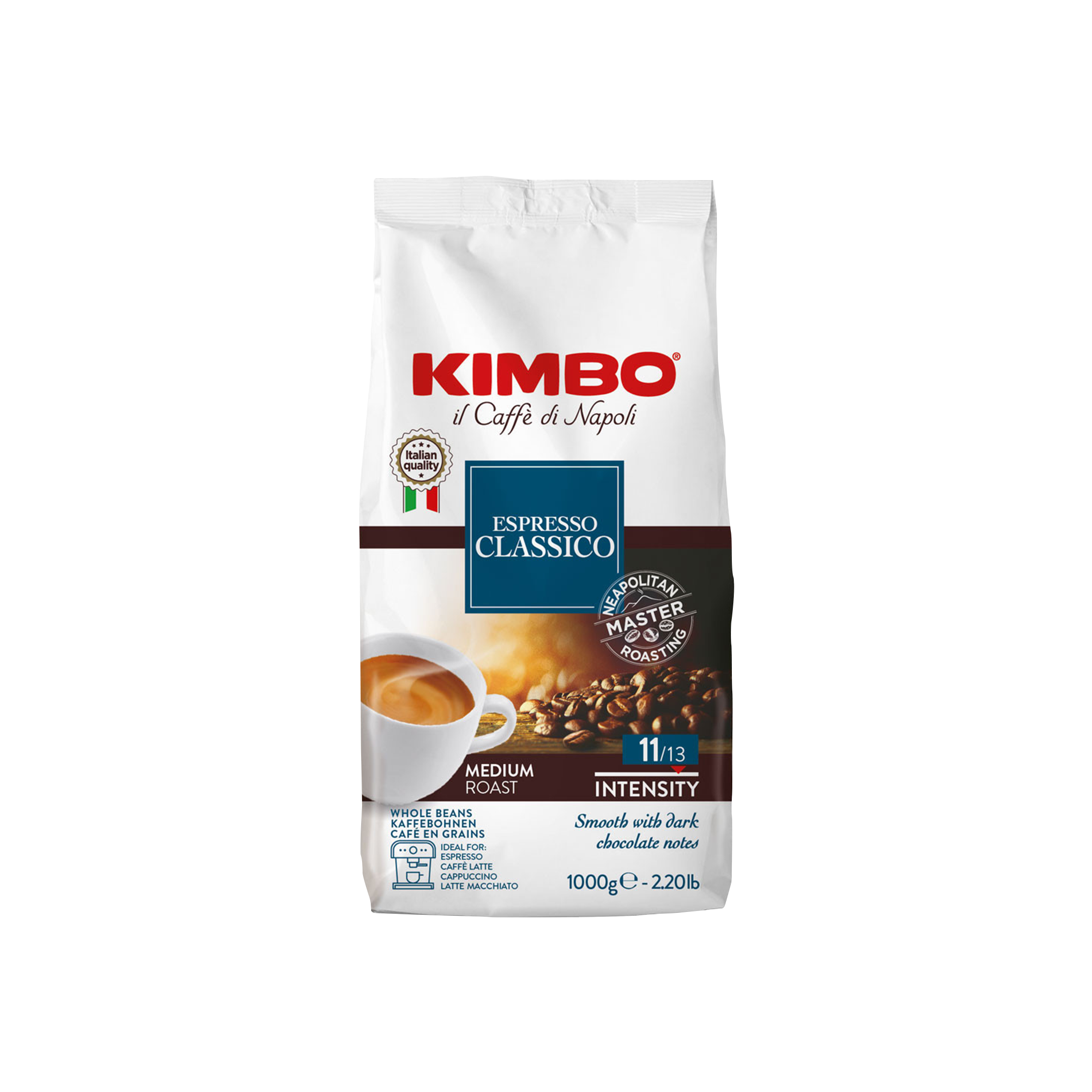 Kimbo Espresso Bohnen 4 Sorten