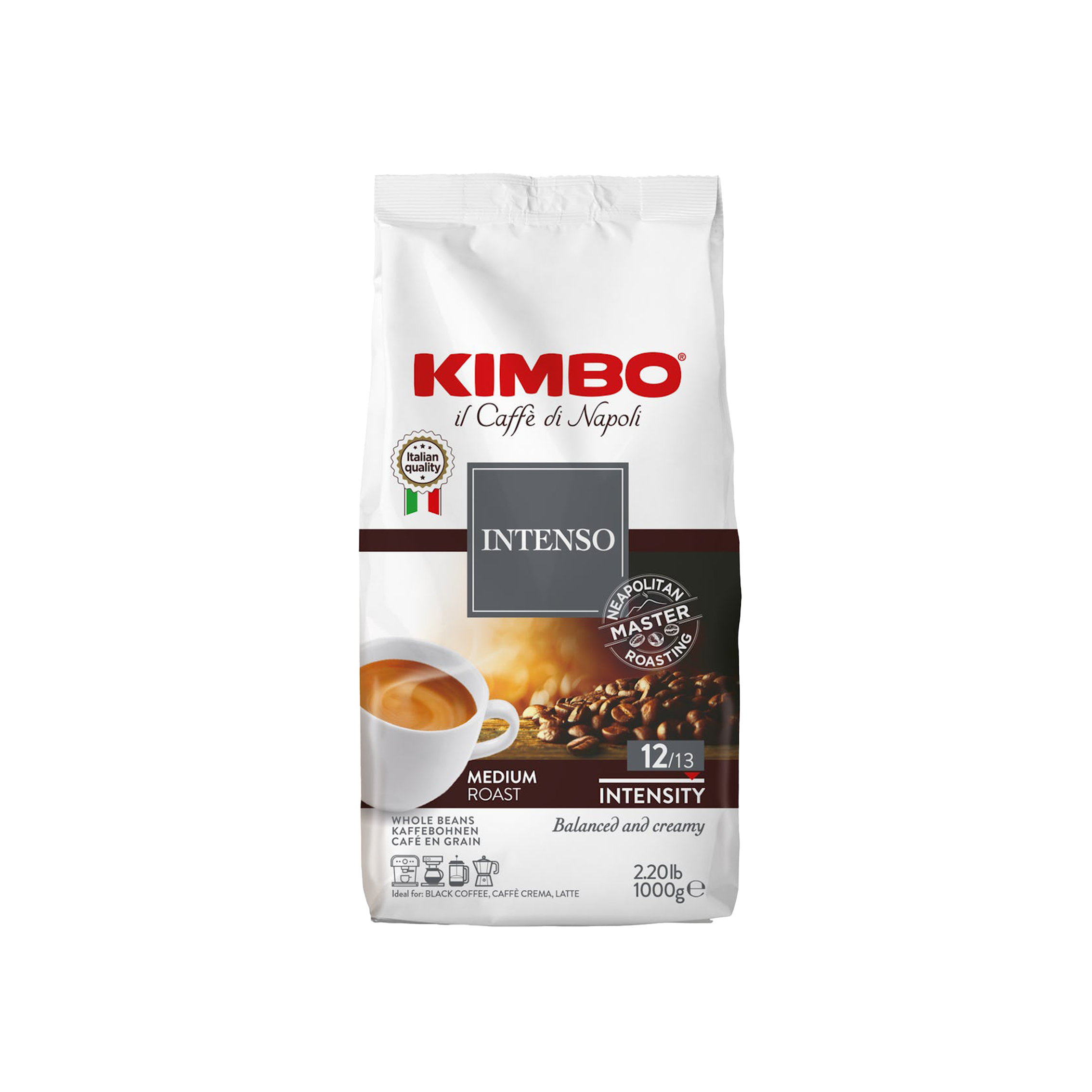 Kimbo Espresso Bohnen 4 Sorten