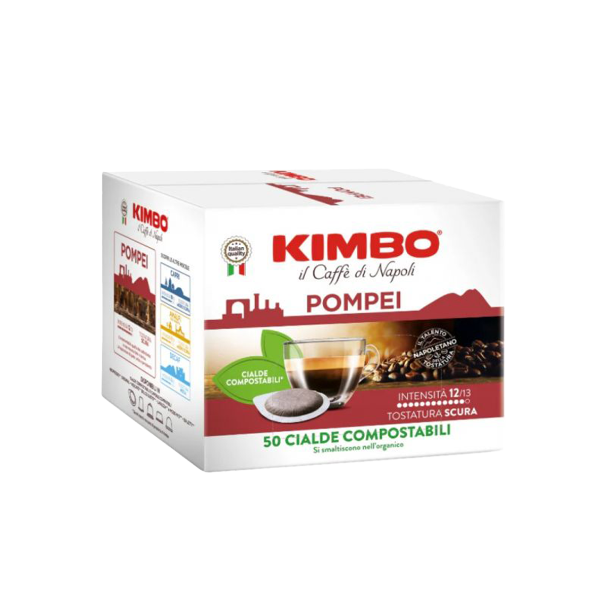 Kimbo Pad-Set: 600 Capri, Amalfi, Pompei , Barista Napoli